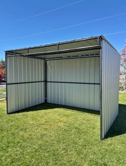 Budget friendly 8x8x12 Goat, horse and livestock shelter