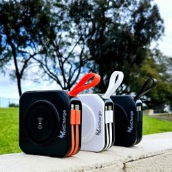 New 5-in-1 Power Bank Wireless Phone Ipad Earbuds Travel Charger 10000mAh