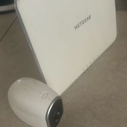 Netgear  Security Camera And Router 