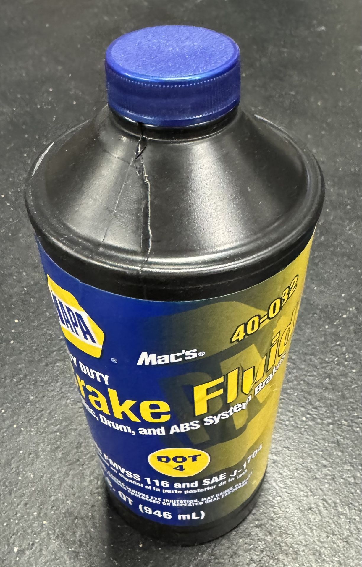 1 Qt Napa Heavy Duty Brake Fluid DOT 4