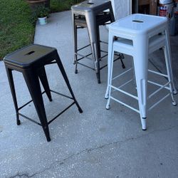 Metal Counter Chairs 