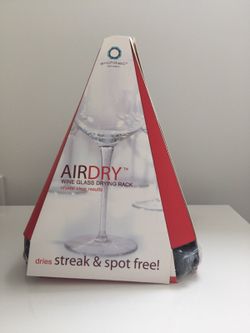 AirDry Wine Glass Drying Rack