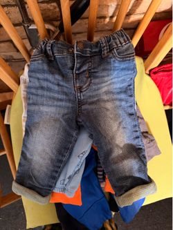 14 pairs of Baby Boy Pants 0-6months