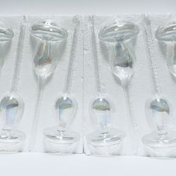 Mushroom Watering Globes, Set Of 8, Glass, NIB