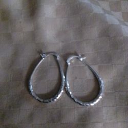 Silver Hoops
