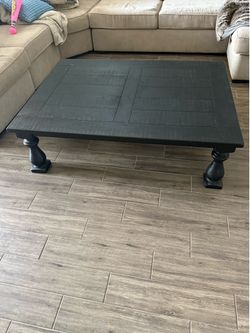 Black Wood Coffee Table