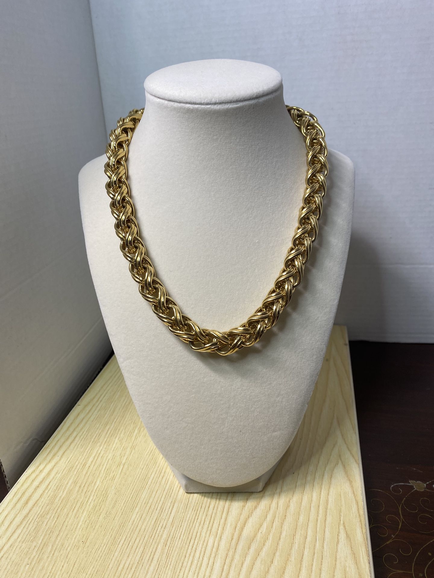 Gold Tone Rope Choker Napier N-2511
