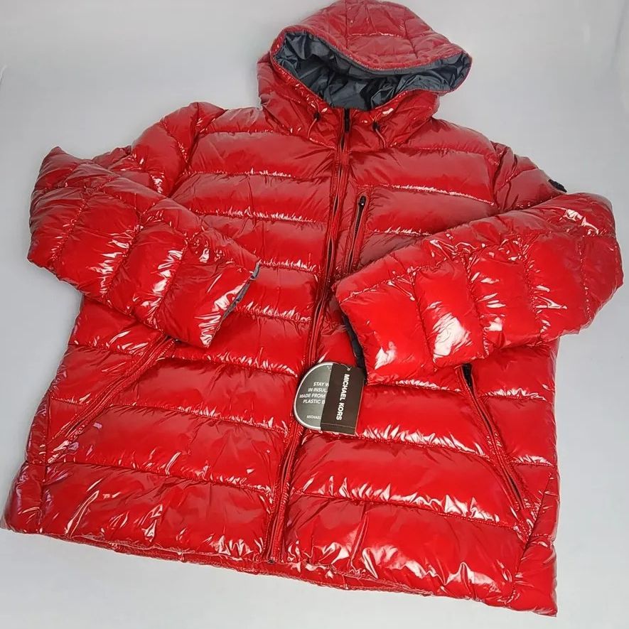 Michael Kors "True Red" Puffer Jacket Large