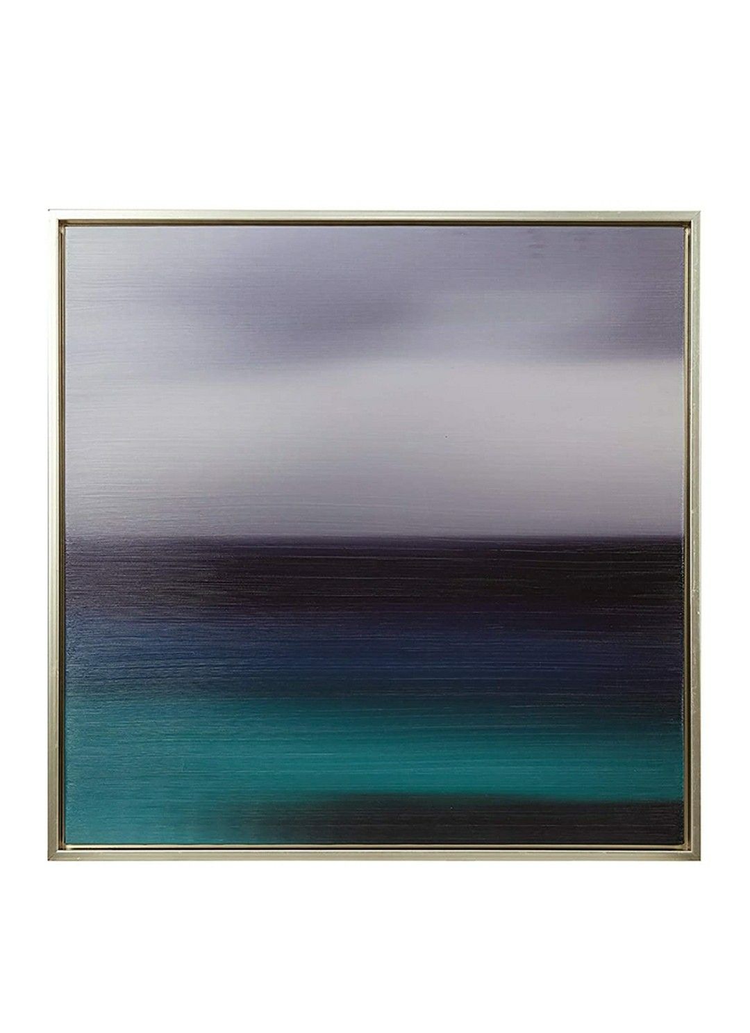 MADISON PARK SIGNATURE Blue Seascape Heavy Brush Gel Coat with Silver Framed Blue See Below