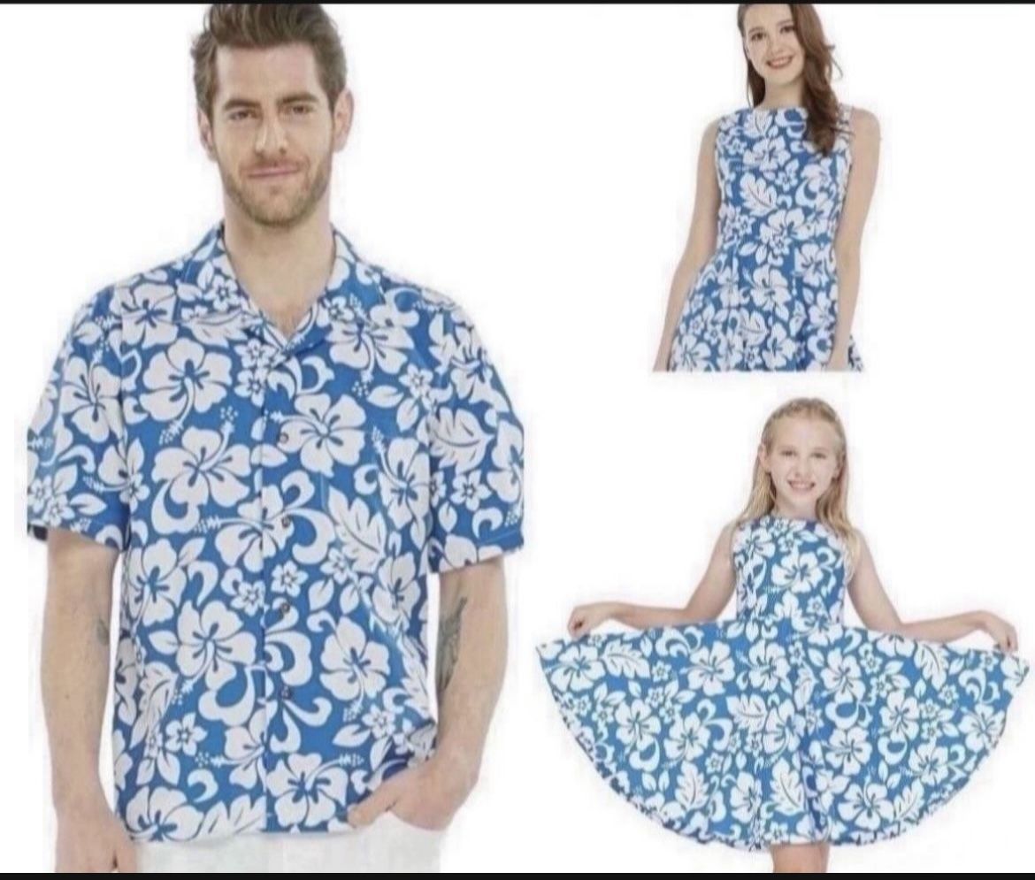Family Matching Outfit Used Once - Pickup From Northridge Area ( Mens Size Small , Womens Size Small , Toddler Girl Size 4T) And