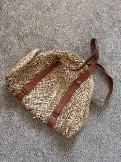 Large Beach Bag with Hat straps