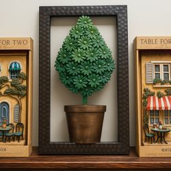3-Piece European Wall Decor Set – Metal & Resin Art