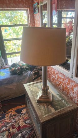 Silver lamp