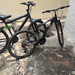2 Mountain Bikes 