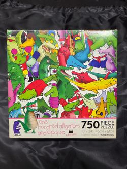 Ceaco One Hundred Alligators and a Purse 750-Piece Puzzle