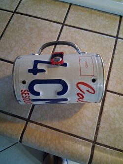 Vintage Little Earth License Plate Purse