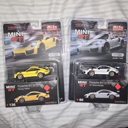 Porsche 911 GT2 yellow And White