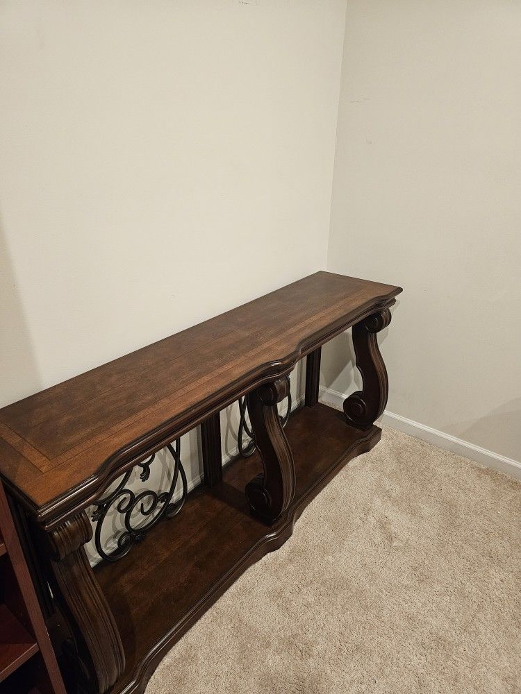 Book Shelf And Console Table