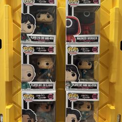 Squid Game Season 1 Funko Pops Lot