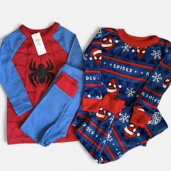 2 Spider-Man Pajama Sets