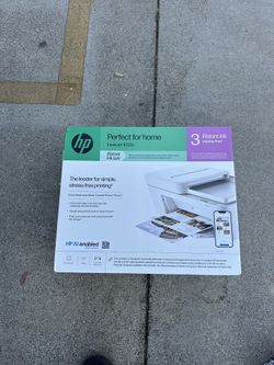 HP DeskJet 4252e Wireless All-in-One Color Inkjet Printer (White), Scanner, Copier, 3 months Free Instant Ink