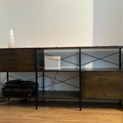 Modernica Wood&Steel Shelf with Drawers