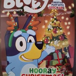 New Bluey Christmas Themed Stickertivity Sticker Activity Book 