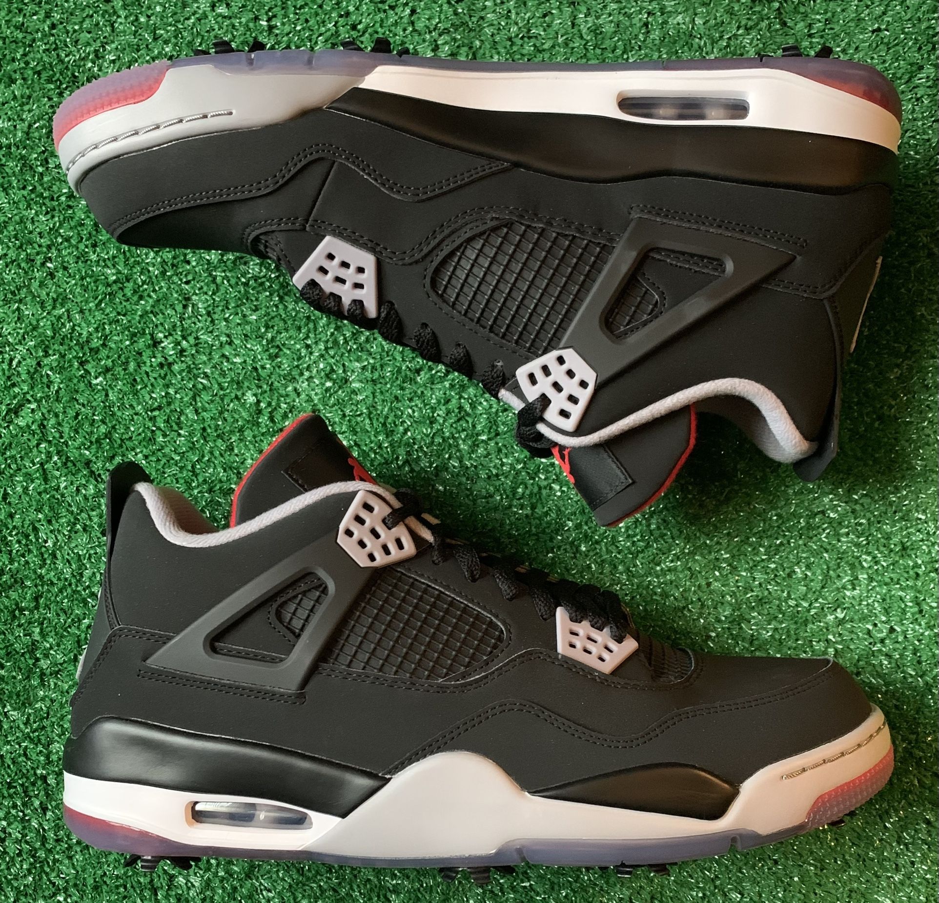 Brand New Air Jordan 4 Bred Golf Size 13 With Original Box (Have Receipt On My Phone)