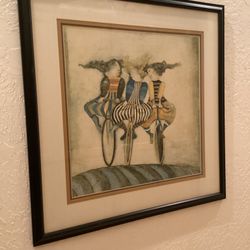 2 PROFESSIONALLY FRAMED ART PIECES 