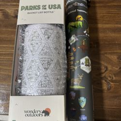 National Park Bottle & Map