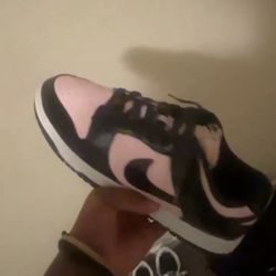 Pink Foam Dunks