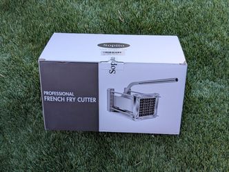 Sopito Professional Stainless Steel French Fry Cutter 1/2" Blade Heavy Duty NIB