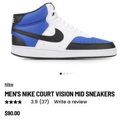 Men’s Nike Court Vision Mid Sneakers 