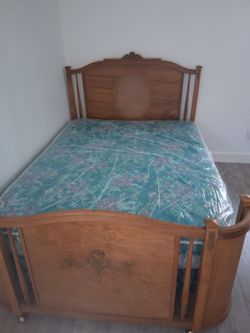 Bed and frame