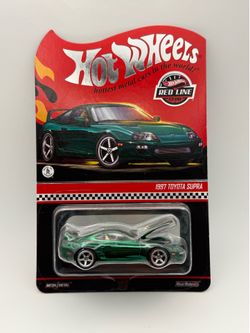 Hot wheels 1995 Toyota Supra green RLC