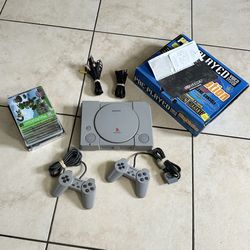 Original Sony PlayStation 1 PS1 Collection Fully Upgraded With New Laser Tested Mint Condition 