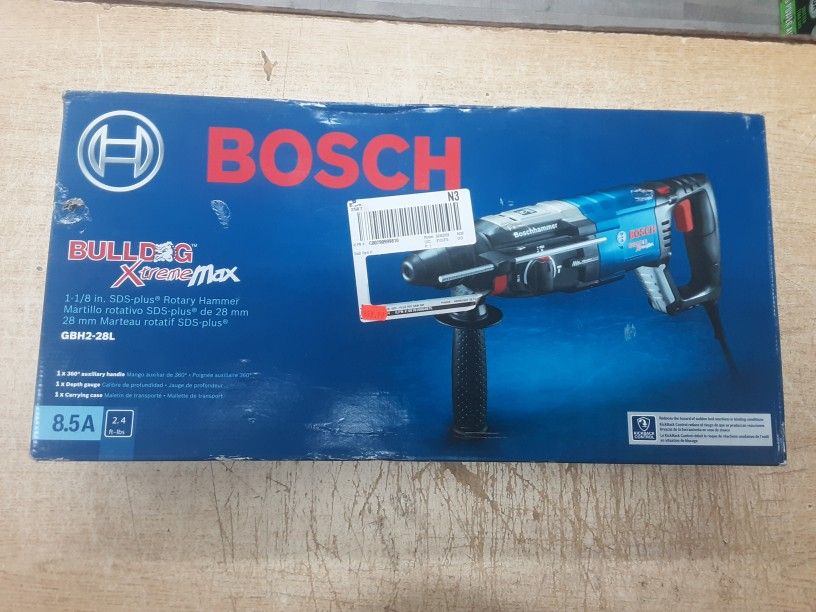 BOSCH GBH2-28L 1-1/8 Inch SDS-plus Variable-speed Bulldog Xtreme Max Rotary Hammer