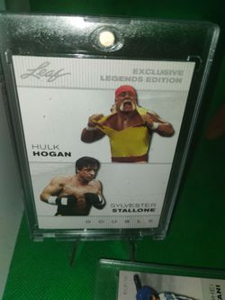 Sylvester Stallone and Hulk Hogan