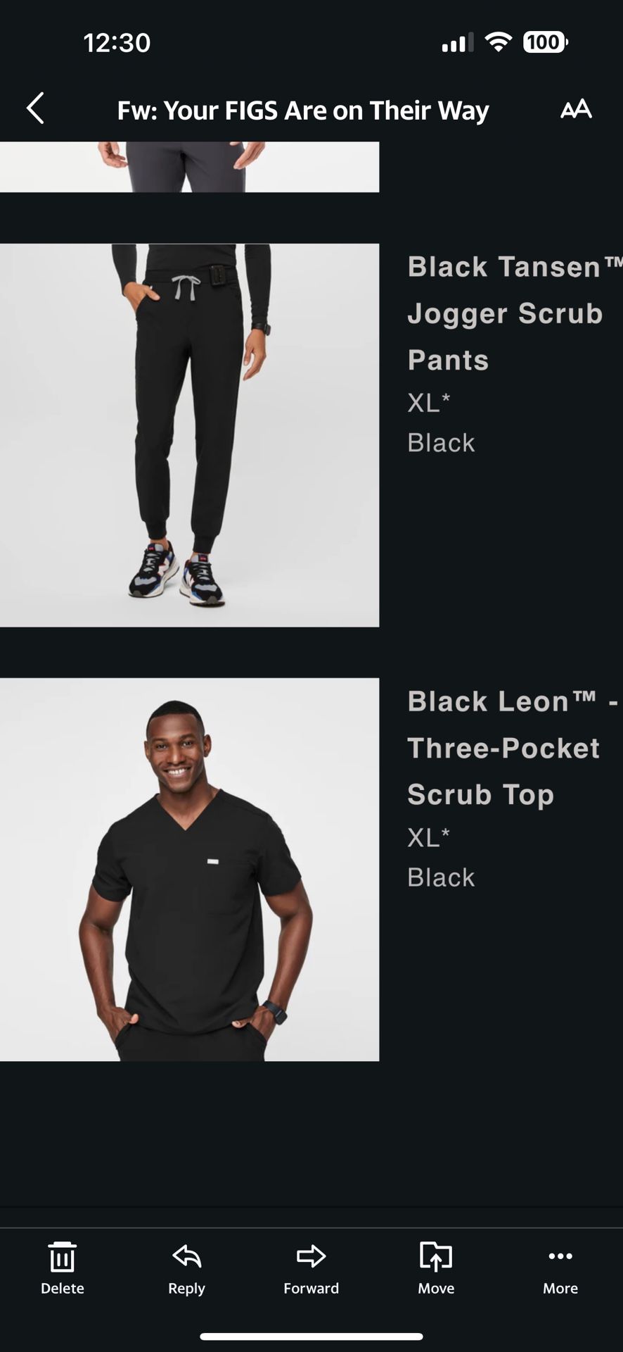 Three - Pocket Scrubs Top And Tansen Jogger Scrub Pants.