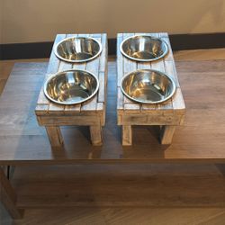 Elevated Doggy Bowls
