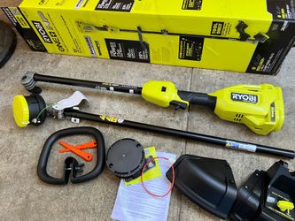 RYOBI ONE+ HP 18V Brushless Whisper Series 15 in. Cordless Attachment Capable String Trimmer (Tool Only)