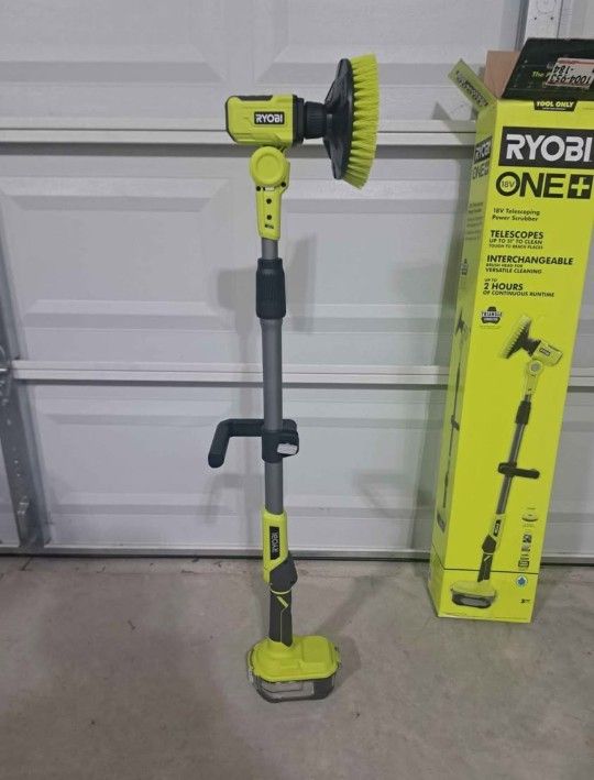 Ryobi 18V Telescoping Scrubber (Tool Only)