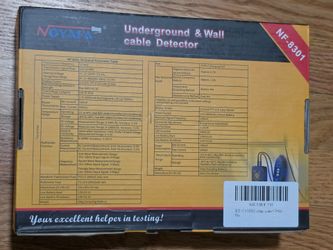 NOYAFA NF-8301 Cable Locator Kit + Multimeter - Finds Hidden Wires in Walls & Underground
