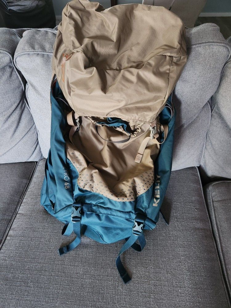 Kelty Zyro 68L internal frame backpack