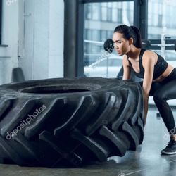 CrossFit Tractor Tires for fitness training!