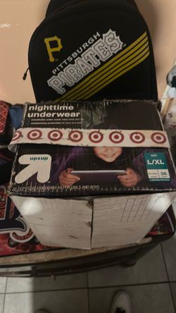 Up&Up Brand nighttime disposable underwear is sized Large/Extra Large and comes in a 32-count package