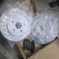 New Toyota Corolla Rear Performance Rotors Brakes Brake Pads Matrix Prius 09 To 2024 