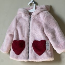 Baby / Toddler Pink Jacket Valentine’s Day Gift 