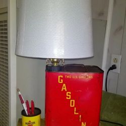 Very Unique Desk Light Pen Holder Gas Can Pennzoil