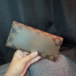 Checkered Large Wallet 